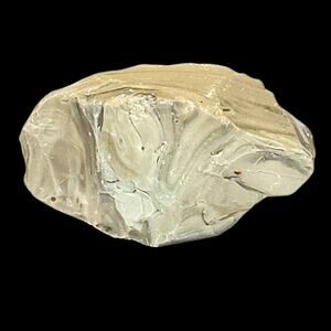 Cream Chocolate Layered Art Glass Cullet Slag Glass #5XL66